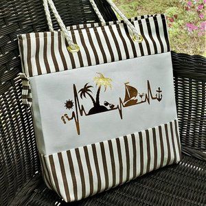 Brand New Beach/Nautical/Coastal Tote Bag,